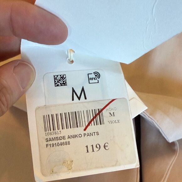 Samsoe Samsoe Women's Aniko Pants Hushed Violet size medium - Picture 8 of 15